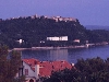 Otok KRK > Omisalj > Abendblick von Pusca aus gesehen