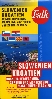 LANDKARTE > Länderkarte der ex-jugoslawien Staaten von FALK