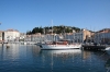 PIRAN > Hafen Luka Piran > Zollmolenausblick zur Stadtmauer