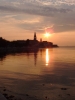 Schöner Sonnenuntergang Porec