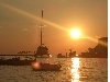 POREC > Hafen > Prince of Venezia im Sonnenuntergang