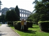 PULA > Amphitheater und wir