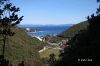 Blick von Norden auf die Bucht von Rabac.