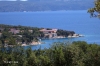 Blick auf die Ostseite (Strand) von Rabac.