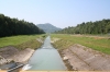 MIRNA > Straßenabzweig zum Stausee mit Blick auf Motovun