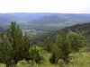 MIRNATAL > Aussicht von Oprtalj über Livade hinweg nach Motovun