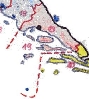 0 > Übersicht - Region Mitteldalmatien ist hier rot eingefärbt