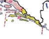 0 > Übersicht - Region Süddalmatien ist hier gelb eingefärbt