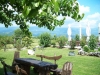 Agroturizam Toncic Terrasse hinter dem Haus Agroturizam Toncic Terrasse hinter dem Haus