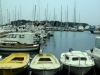 POREC > aufziehendes Gewitter über der Marina