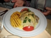 VRSAR > Konoba Petra > überbackenes Putensteak mit gegrilter Polenta