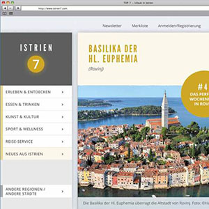 Neue Istrien Website