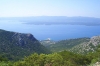 Dalmatien: VIDOVA GORA auf Brac > Blick auf Zlatni Rat und Hvar
