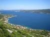 DALMATIEN Peljesac Viganj Blick aufs Meer