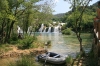 KRKA NP > Boot vor Skradinski Buk