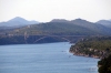 VODICE > Brücke mit Blick auf Sibenik