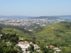 SPLIT > Blick hinunter auf Stadt und Küstenstraße