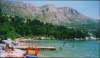 SREBRENO > Strand mit Blick nach Mlini