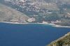 KUPARI 2009 > Blick vom Berg Strazisce auf die Hotelbucht und Cibaca