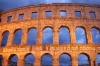 PULA > Amphitheater in der Abenddämmerung 2