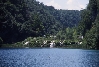 NATIONALPARK PLITVICER SEEN > Jezero Gavanovac > Kalksinterbarriere zum Jezero Kaluderovac