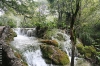 NATIONALPARK PLITVICER SEEN > Jezero Milanovac Kalksinterbarriere zum Jezero Gavanovac