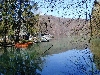 NATIONALPARK PLITVICER SEEN > Jezero Kozjak > Bootsanlegestelle Foto13