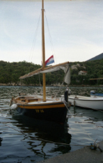 CRKVICE > Rekonstruktion eines ehemaligen dalmatinischen Fischerboots