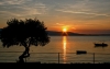 SIBINJ > Blick zur Insel Krk bei Sonnenuntergang