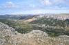 INSEL KRK > Berg Bratinac > Blick auf das Tal Bascanska Draga