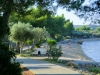 Kvarneric: INSEL CRES > Camping Kovacine > Strand