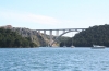 Dalmatien: FLUSS KRKA mit A1 Autobahnbrücke
