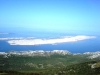 Kvarner/Velebit: NATURPARK VELEBIT > Veli Alan Pass > Blick auf die Insel Rab