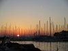 Istrien: VRSAR > Sonnenuntergang im Hafen