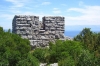 Dalmatien: JELSA auf Hvar > Griechischer Wachturm "Tor"