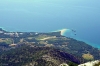 Dalmatien: VIDOVA GORA auf Brac > Blick auf den Strand Zlatni Rat