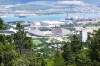 Dalmatien: SPLIT > Blick vom Marjan auf das Hajduk-Stadion