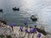 Istrien: RABAC> Blick auf Fischerboote