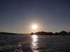 Dalmatien: INSEL UGLJAN > Sonnenuntergang vom Boot