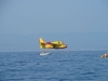 Istrien: RABAC > Löschflugzeug über der Adria