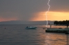 Kvarner: CRES > Abendliches Gewitter