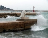 Kvarner: BASKA auf Krk > Bura-Sturm Febr.2012