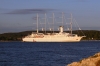 Istrien: ROVINJ > Kreuzfahrtschiff Wind Surf