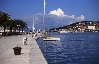 TROGIR > Altstadt > Uferpromenade und Brücke zur Insel Ciovo