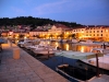 Dalmatien: VELA LUKA auf Korcula > Abends im Hafen