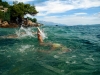 Dalmatien: STANICI > Im Wasser