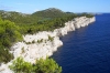 Dalmatien: DUGI OTOK > Naturpark Telascica > Ausblick auf die Klippen