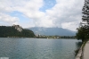 BLED AM SEE > Seeblick von Mlino in Richtung Stadtzentrum