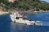 Dalmatien: VELA LUKA > Fischerboot in Bucht