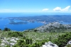 Dalmatien: PELJESAC > Wanderung auf den Sv. Ilija > Blick auf Korcula